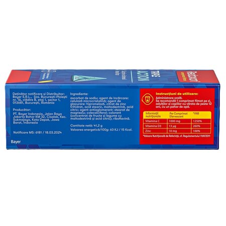 Redoxon Triple Action, 30 comprimate filmate, Bayer 712306