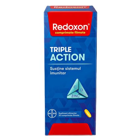 Redoxon Triple Action, 30 comprimate filmate, Bayer