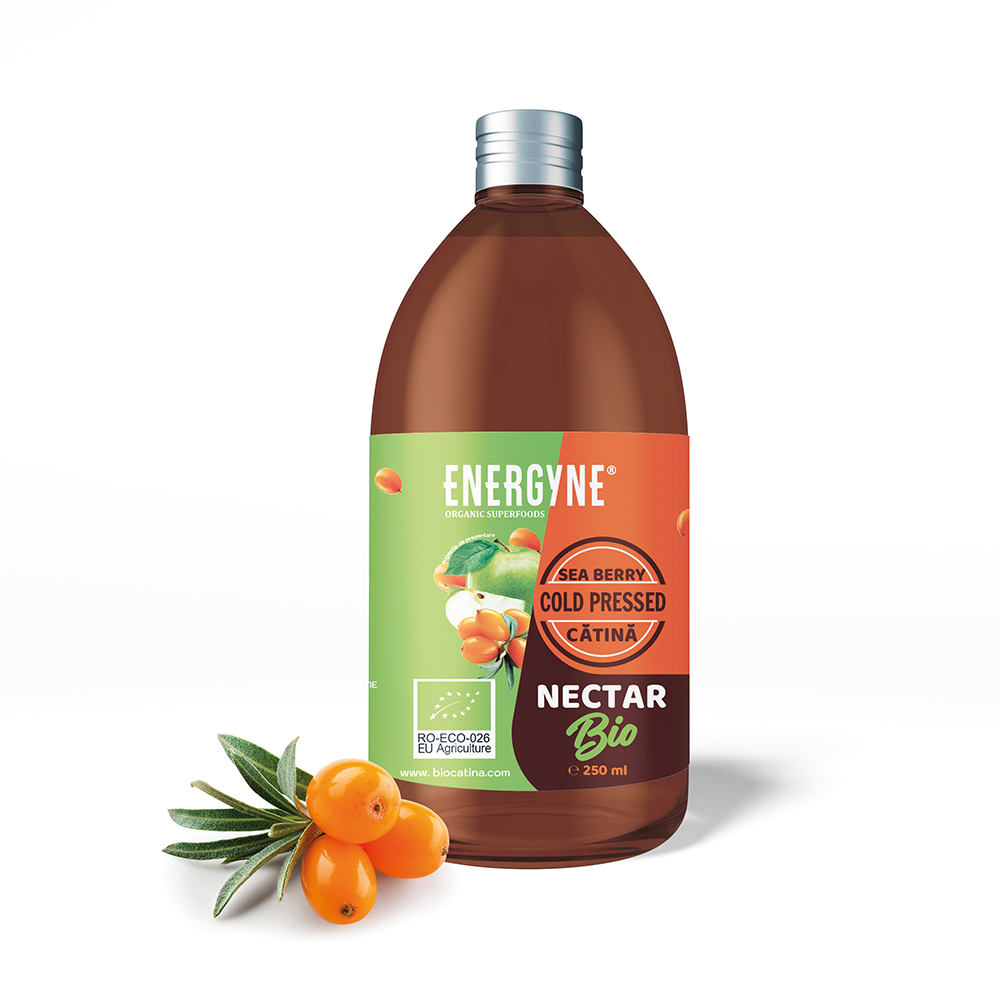 Nectar Bio de catina cu mar Energyne, 250 ml, BioCatina