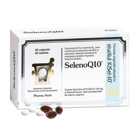 SelenoQ10, 60 capsule + 60 tablete, Pharma Nord