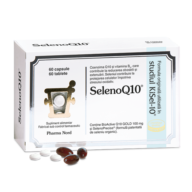 SelenoQ10, 60 capsule + 60 tablete, Pharma Nord