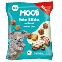 Bilute eco expandate din porumb cu cacao, 30 g, Mogli