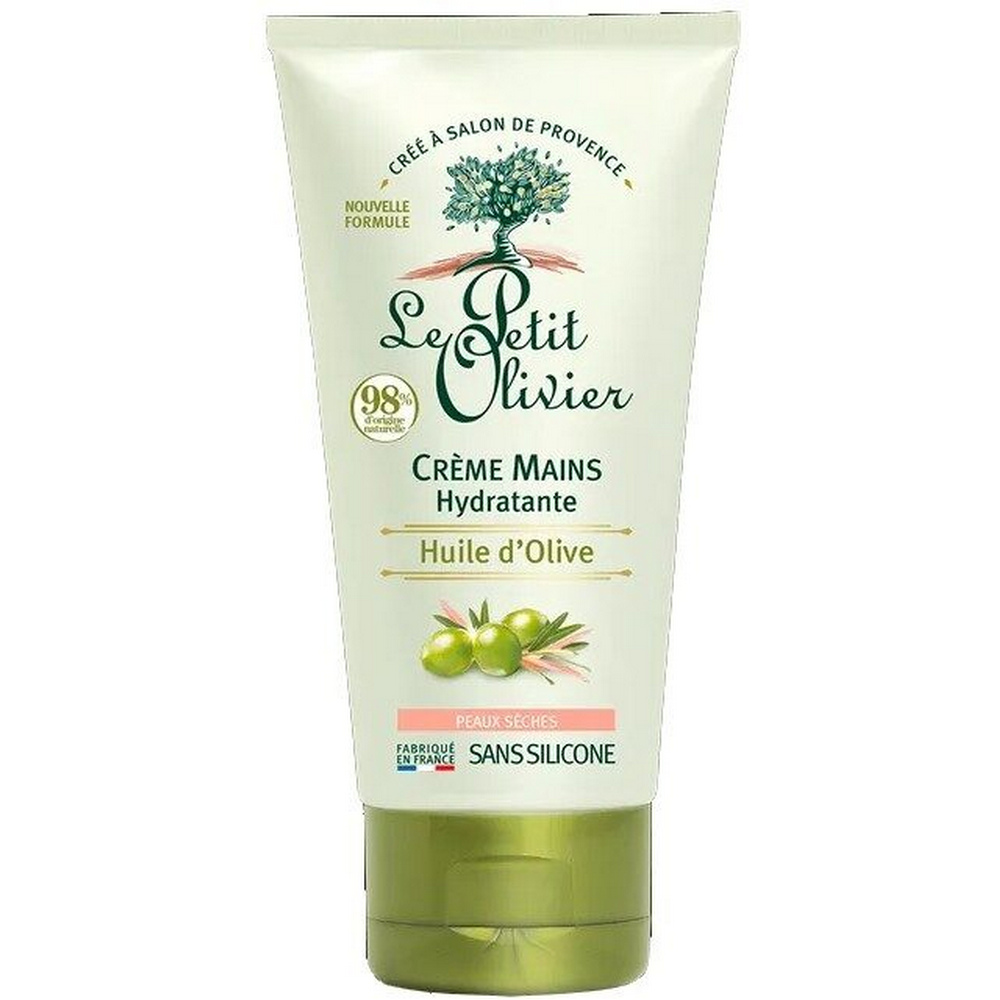 Crema hidratanta pentru maini cu ulei de masline, 75 ml, Le Petit Olivier