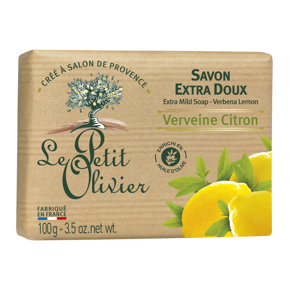 Sapun solid cu lamaie, 100 ml, Le Petit Olivier