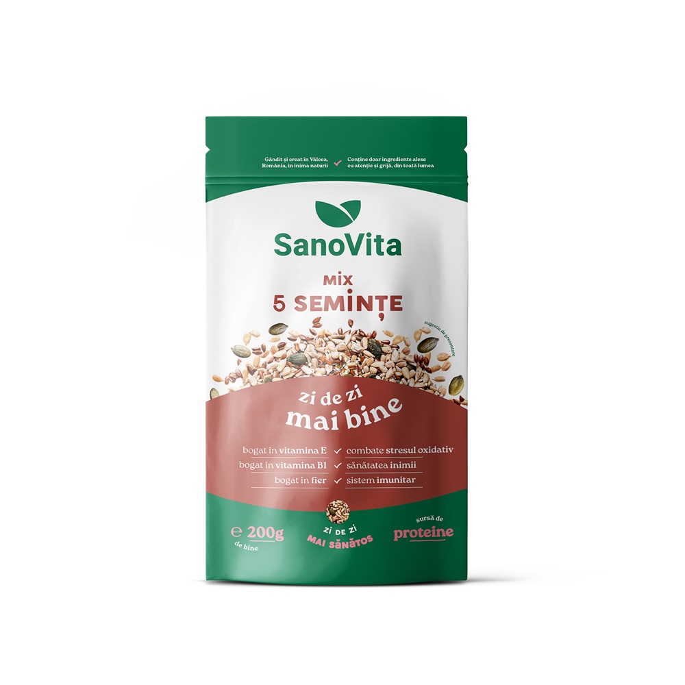 Mix 5 Seminte, 200 g, Sanovita