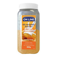 Sare de baie cu lapte si miere, 800 g, On Line