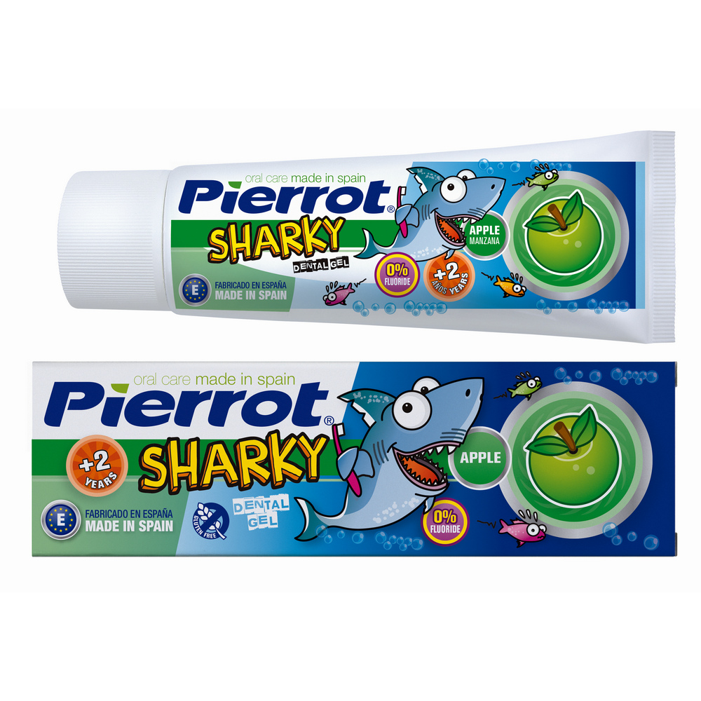 Pasta de dinti pentru copii Sharky, 75 ml, Pierrot