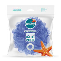 Burete de baie tip floare, albastru Bath Pouf, 1 bucata, Balmy