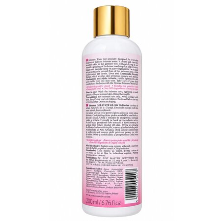 Gel intim cu efect de albire Delicate Glow, 200 ml, Etoneese 755341