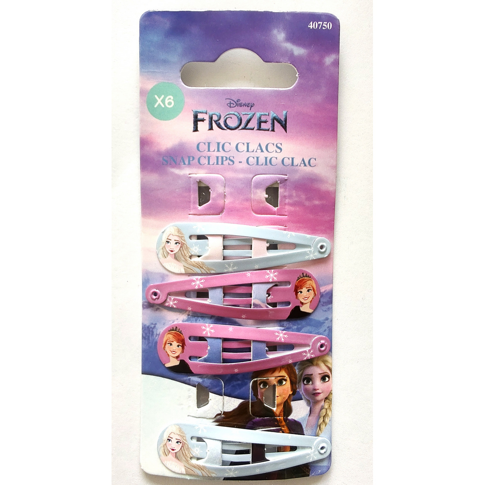 Set agrafe de par fantezie Frozen, 6 bucati, Abc Cosmetique