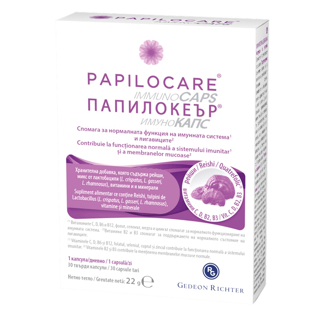 Papilocare Immunocaps, 30 capsule, Gedeon Richter