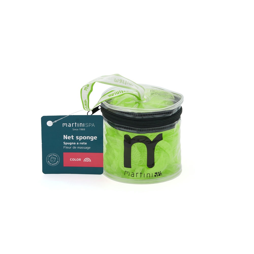 Burete pentru baie tip floare verde, 1 bucata, Martini