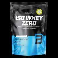 Pudra proteica cu L-glutamina si Bcaa Iso Whey Zero Black Biscuit, 500 g, BiotechUSA
