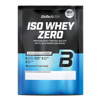 Pudra proteica cu aroma de Black Biscuit Iso Whey Zero, 25 g, BiotechUSA