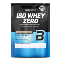 Pudra proteica cu aroma de Cookies&Cream Iso Whey Zer, 25 g, BiotechUSA