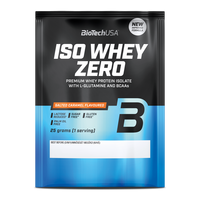 Pudra proteica cu aroma de caramel sarat Iso Whey Zero, 25 g, BiotechUSA
