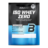 Pudra proteica cu aroma de cocos Iso Whey Zero, 25 g, BiotechUSA