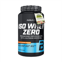 Pudra proteica cu aroma de caramel sarat Iso Whey Zero, 908 g, BiotechUSA
