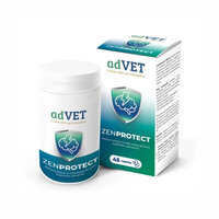 Supliment pentru reducerea stresului animalelor de companie Zenprotect, 45 capsule, adVET