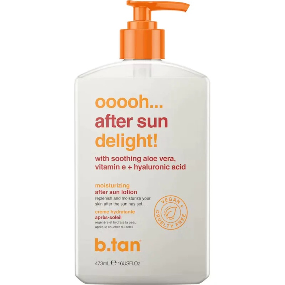 Lotiune after sun cu acid hyaluronic Aftersun Delight Body Lotion, 473 ml, B.tan