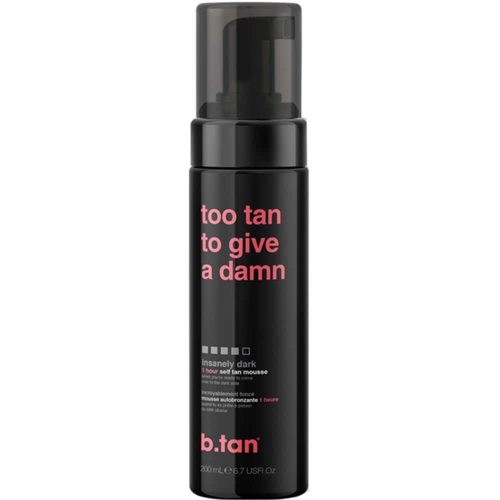 Spuma autobronzanta cu efect foarte inchis too tan to give a damn, 200 ml, B.tan