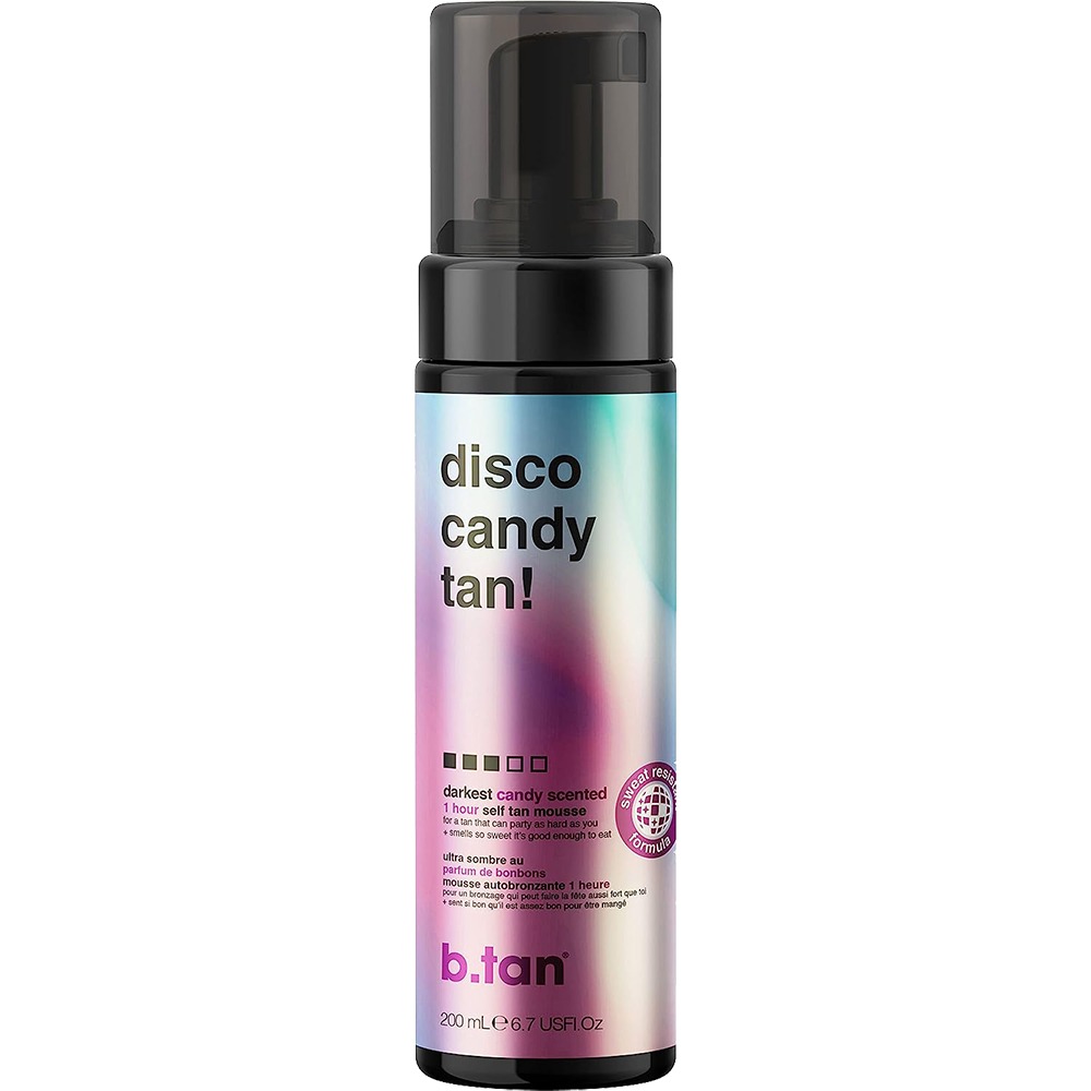 Spuma autobronzanta de intensitate medie disco candy tan!, 200 ml, B.tan