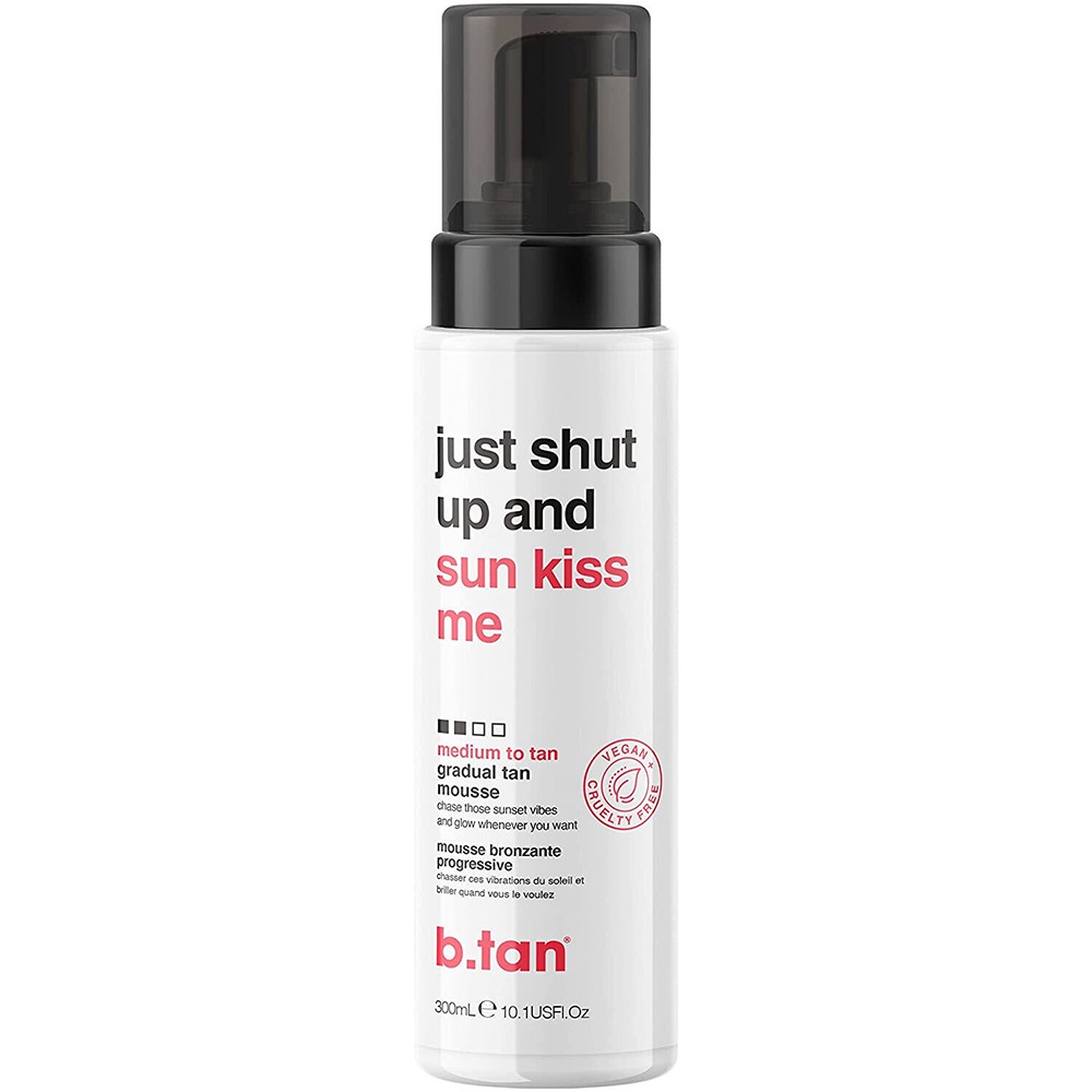 Spuma autobrozanta cu efect gradual si intensitate medie Just shut up and sunkiss me, 300 ml, B.tan