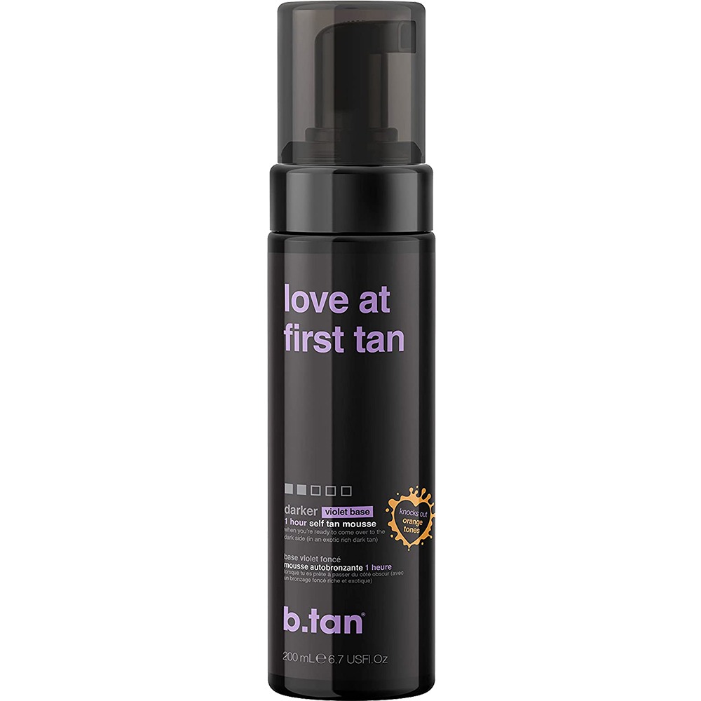 Spuma autobronzata cu baza violet Love at first tan, 200 ml, B.tan