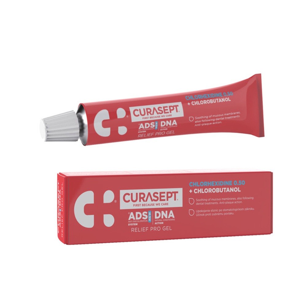 Gel parodontal cu clorhexidina Ads Dna Relief Pro, 30 ml, Curasept