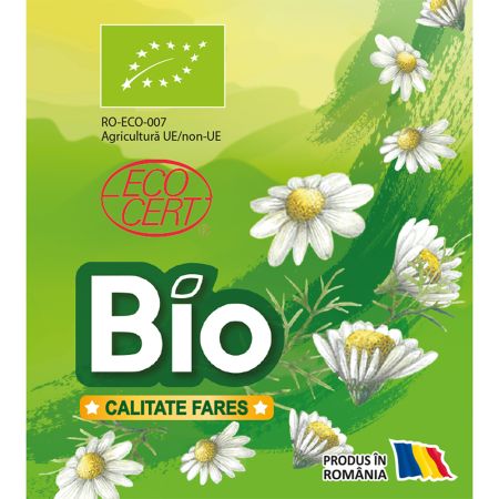 Ceai Bio de musetel D77, 20 plicuri, Fares 701337