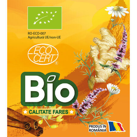 Ceai Bio Digestie Usoara D160, 20 plicuri, Fares 701681