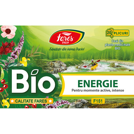 Ceai Bio Energie, 20 plicuri, Fares 701690