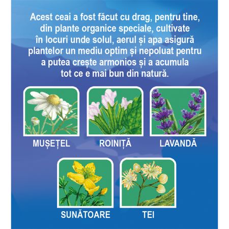 Ceai Bio Somn linistit N132, 20 plicuri, Fares 701700