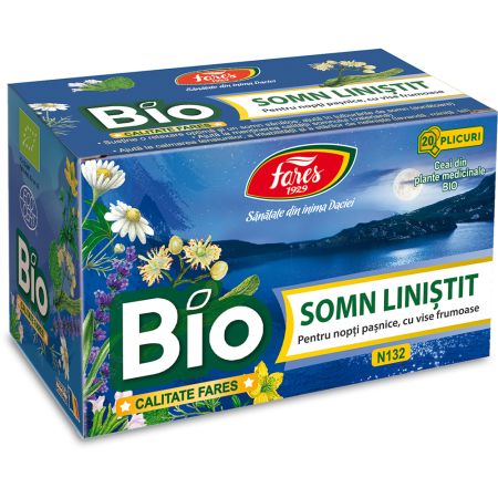 Ceai Bio Somn linistit, 20 plicuri, Fares