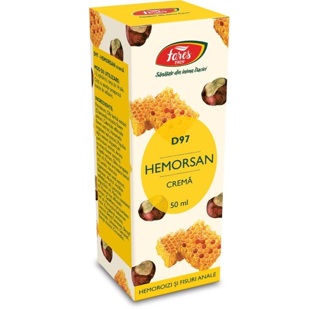 Crema Hemorsan D97, 50 ml, Fares