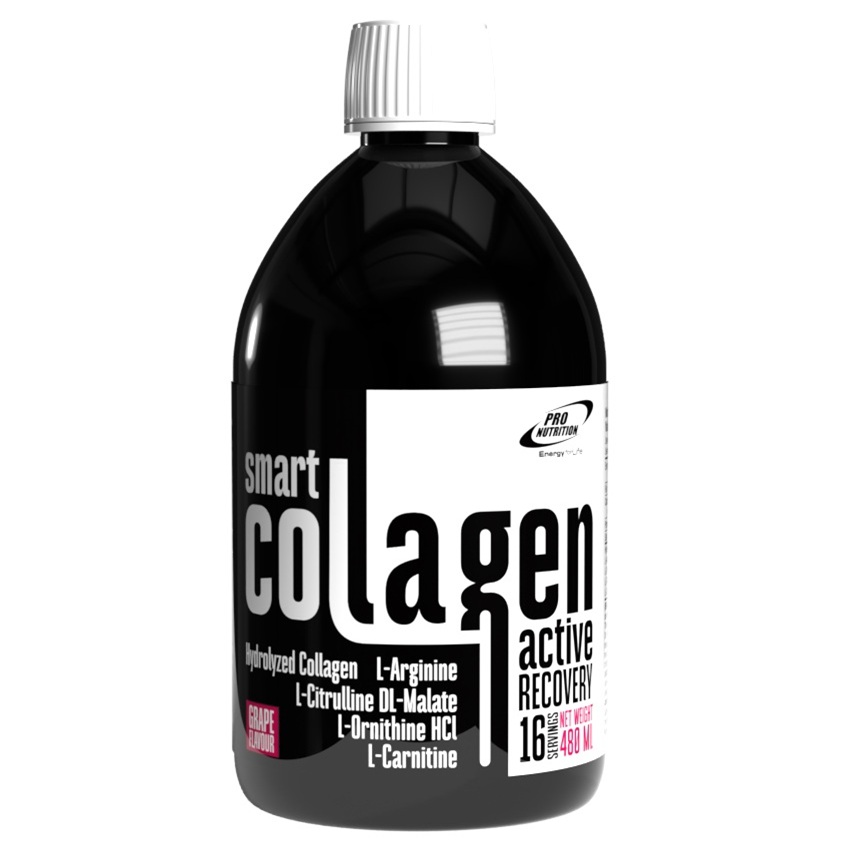 Colagen lichid cu aroma de struguri Smart Collagen Active Recovery, 480 ml, Pro Nutrition