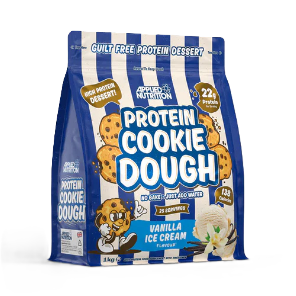 Aluat pentru fursecuri proteice Protein Cookie Dough Vanilla Ice Cream, 1000g, Applied Nutrition