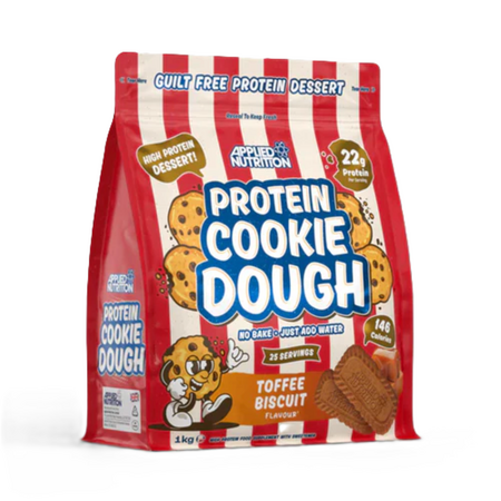Aluat pentru fursecuri proteice White Teffee Biscuit Protein Cookie Dough, 1000g, Applied Nutrition