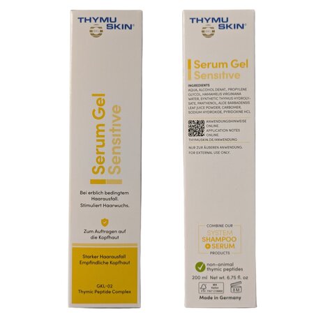 Ser gel impotriva caderii parului Thymuskin Sensitive, 200 ml, Vita Cos Med 665828