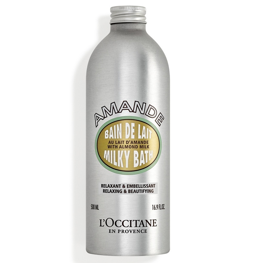 Spuma de baie cu migdale Almond Milky Bath, 500 ml, L'Occitane