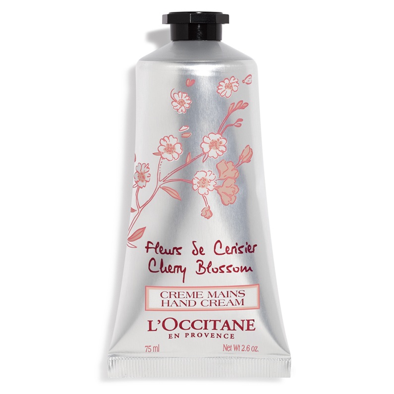 Crema de maini cu flori de cires Cherry Blossom Hand Cream, 75 ml, L'Occitane