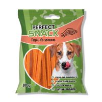 Fasii de somon pentru caini, 80 g, Perfect Snack