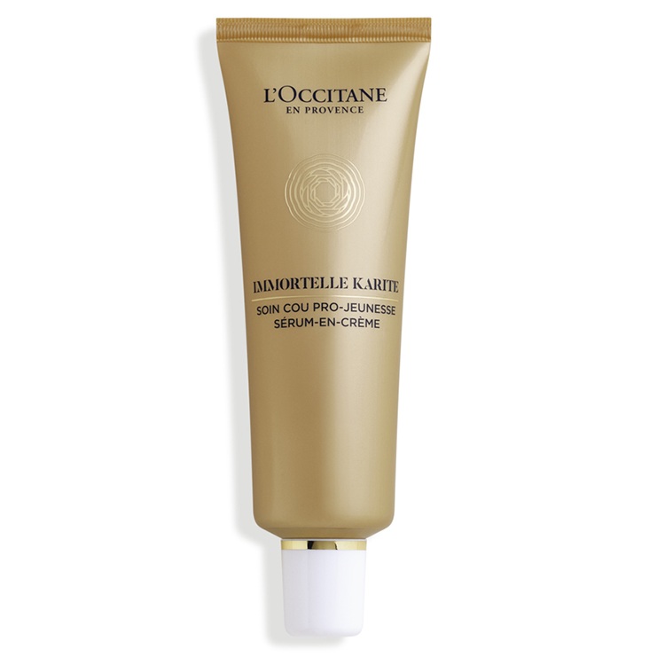 Crema pentru gat si decolteu Immortelle Shea Neck Cream, 50 ml, L'Occitane