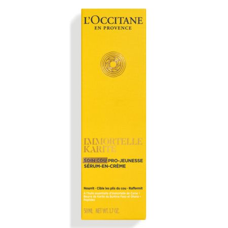 Crema pentru gat si decolteu Immortelle Shea Neck Cream, 50 ml, L'Occitane 641415