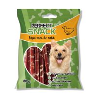 Fasii moi de rata pentru caini, 80 g, Perfect Snack