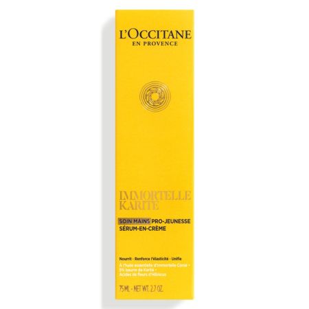 Crema de maini Immortelle Shea Youth, 75 ml, L'Occitane 641429