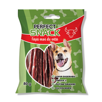 Fasii moi de vita pentru caini, 80 g, Perfect Snack