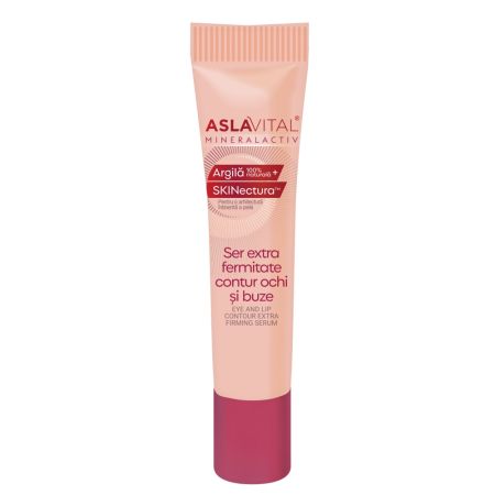 Ser pentru conturul ochilor si buzelor Mineralactiv, 15 ml, Aslavital 641431