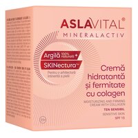 Crema hidratanta  cu colagen pentru fermitate Mineralactiv, 50 ml, Aslavital