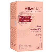 Fiole cu colagen Mineralactiv, 10 fiole x2 ml, Aslavital